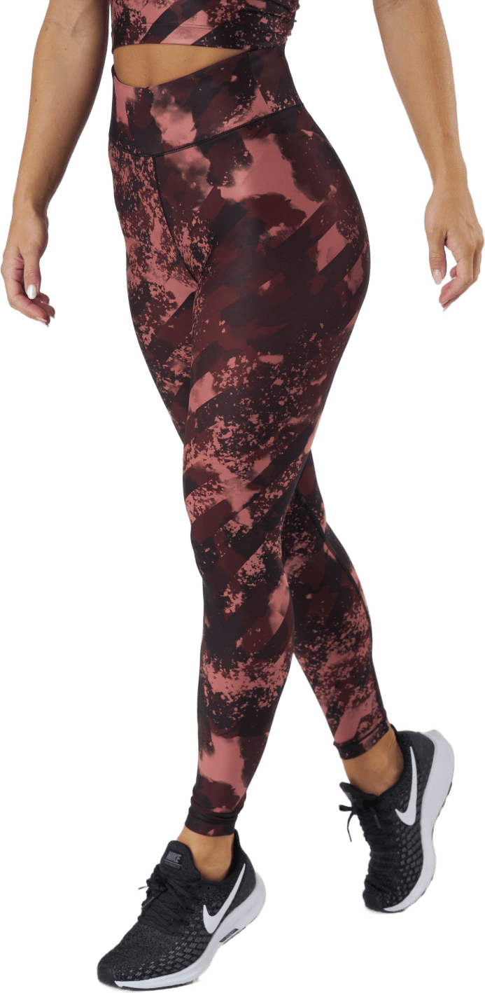 Printed Sport Tights Boost Red