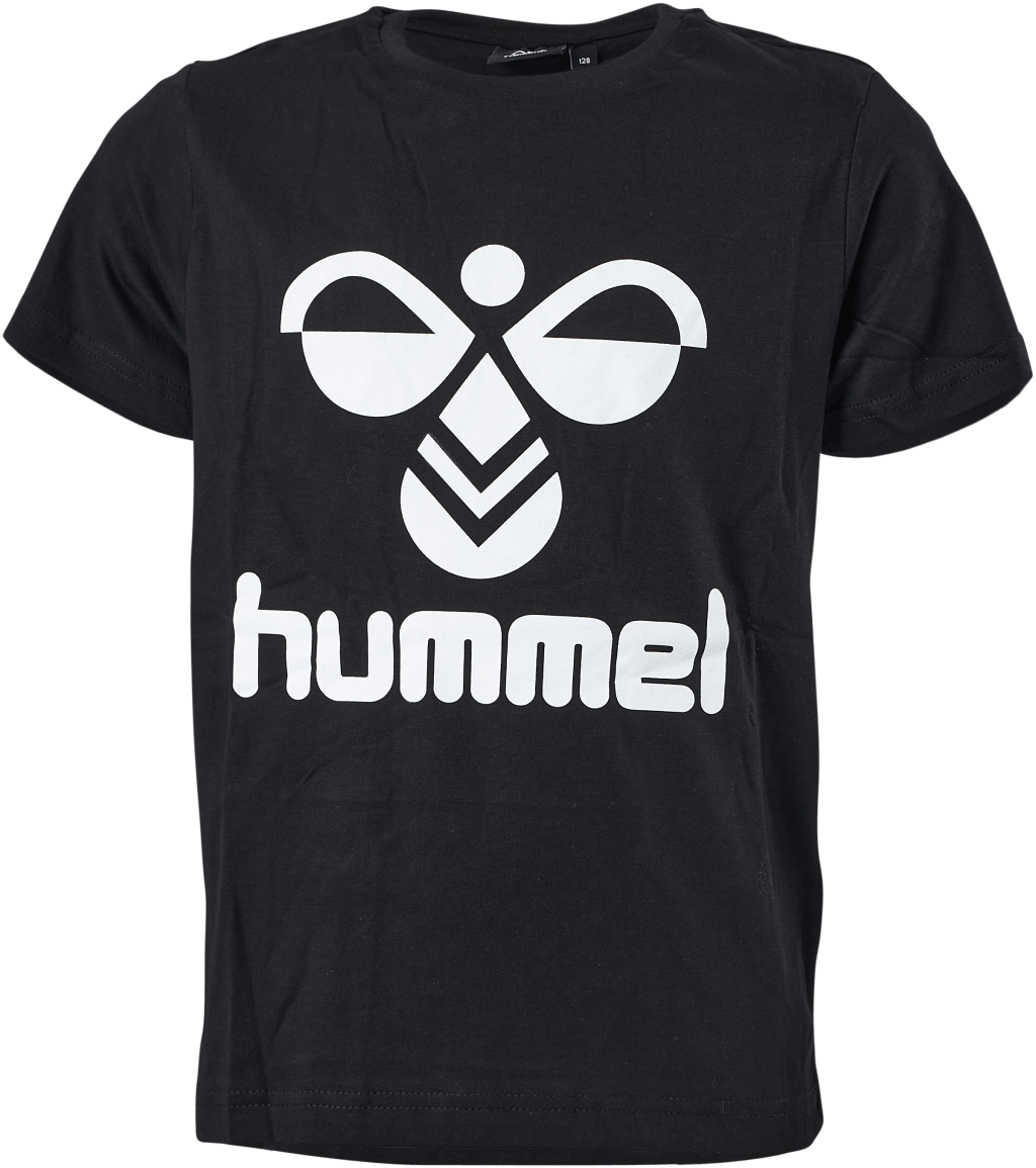 Hmltres T-shirt S/s Black, Unisex, Kleding, T-shirt, Zwart, 146