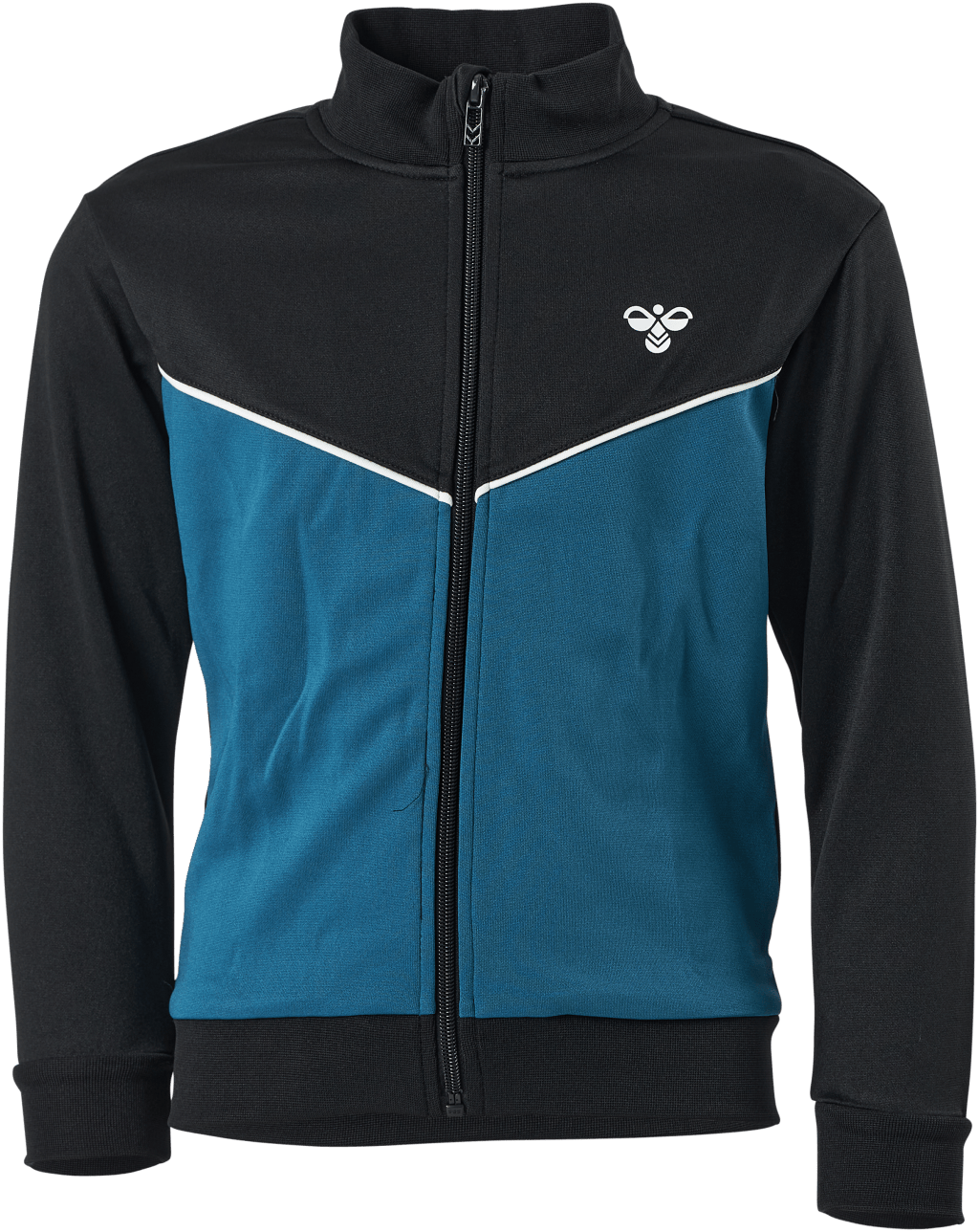 Hmlmolin Tracksuit Blue Coral, Unisex, Vaatteet, verryttelypuvut & setit, Musta, 146