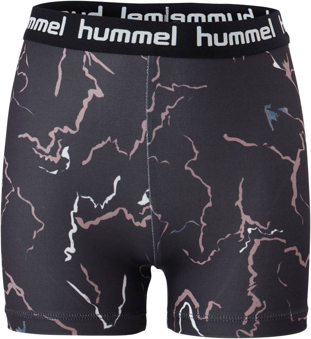 Hmlmimmi Tight Shorts Caviar/twilight Mauve, Unisex, Kläder, Tights, Svart, 116