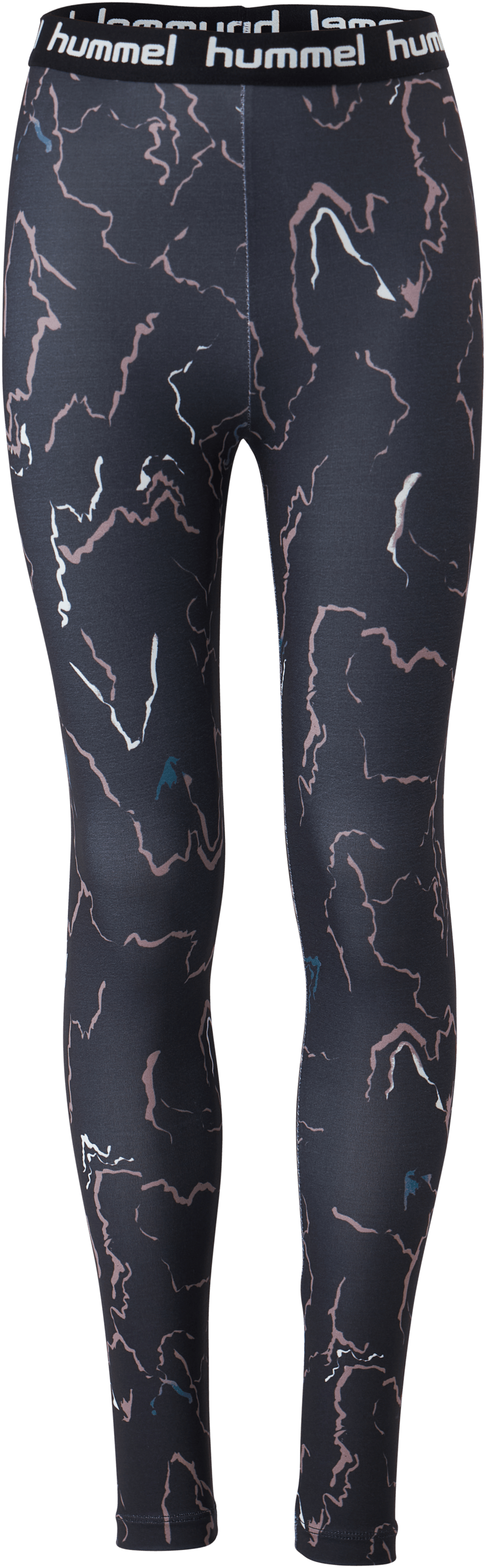 Hmlmimmi Tights Caviar/twilight Mauve, Unisex, Vêtements, Leggings, Noir, 146