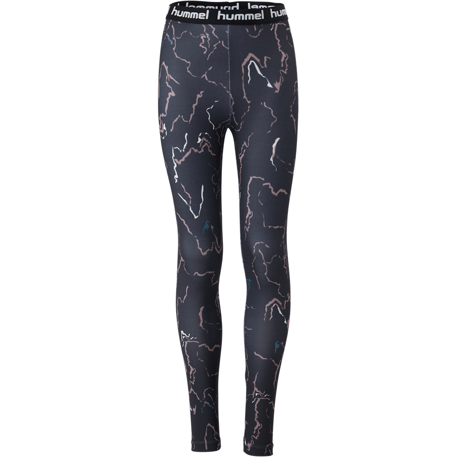 Hmlmimmi Tights Caviar/twilight Mauve