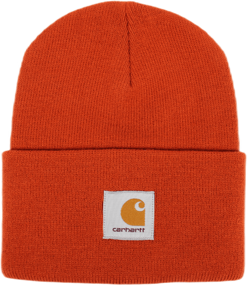 Acrylic Watch Hat 100% Acrylic Copperton, Unisex, Apparels, Hats & Caps, Orange, ONESIZE