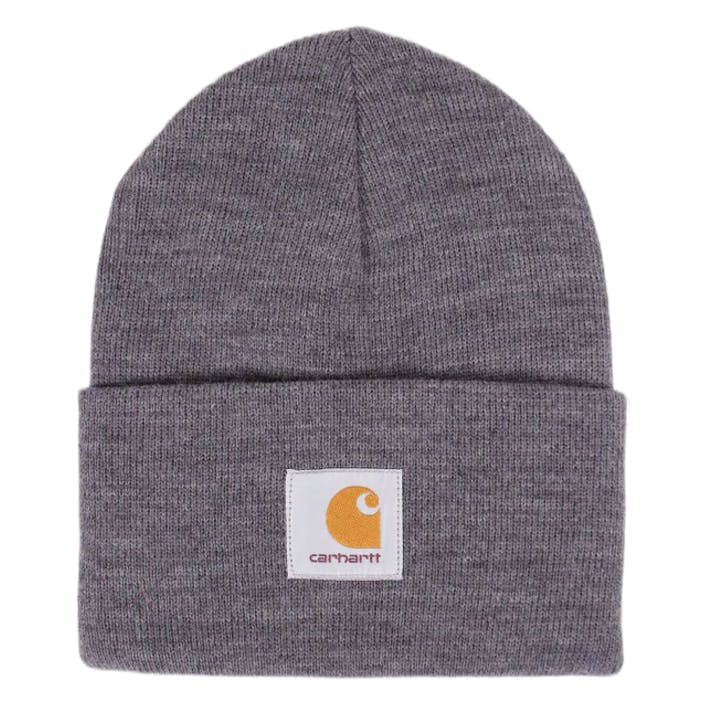 Acrylic Watch Hat 100% Acrylic Dark Grey Heather, Unisex, Bekleidung, Hüte & Mützen, Grau, ONESIZE