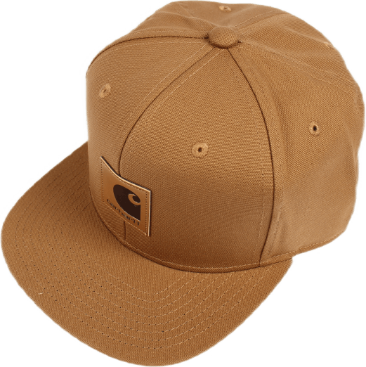 Logo Cap Cotton Canvas Hamilton, Unisex, Apparels, Hats & Caps, Brown, ONESIZE