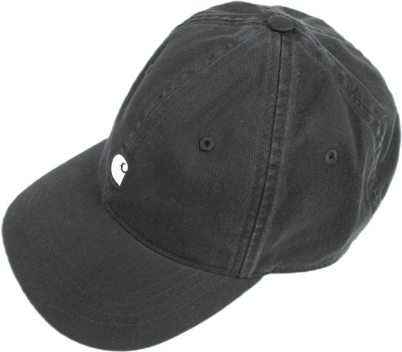 Madison Logo Cap Cotton Twill Black / White