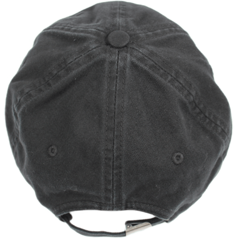 Madison Logo Cap Cotton Twill Black / White - Bild 2