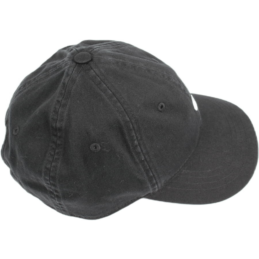 Madison Logo Cap Cotton Twill Black / White - Bild 3