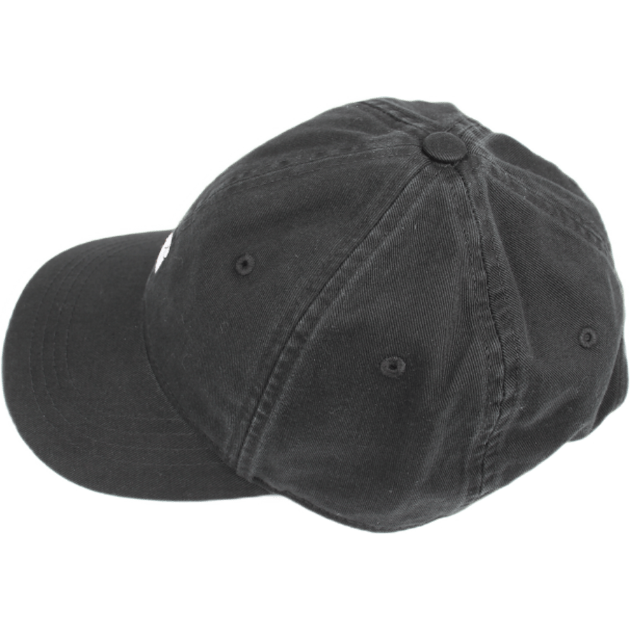 Madison Logo Cap Cotton Twill Black / White - Bild 4