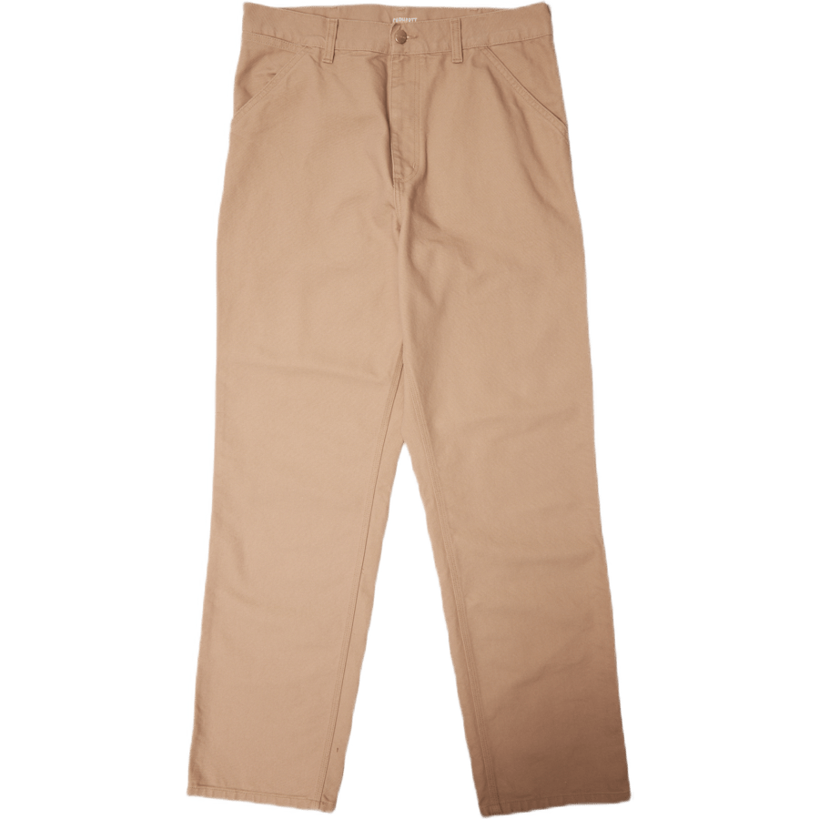 Single Knee Pant Organic Cotto Dusty H Brown
