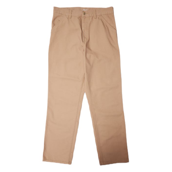 Single Knee Pant Organic Cotto Dusty H Brown, Male, Apparels, Bottoms, Pink, 34/34