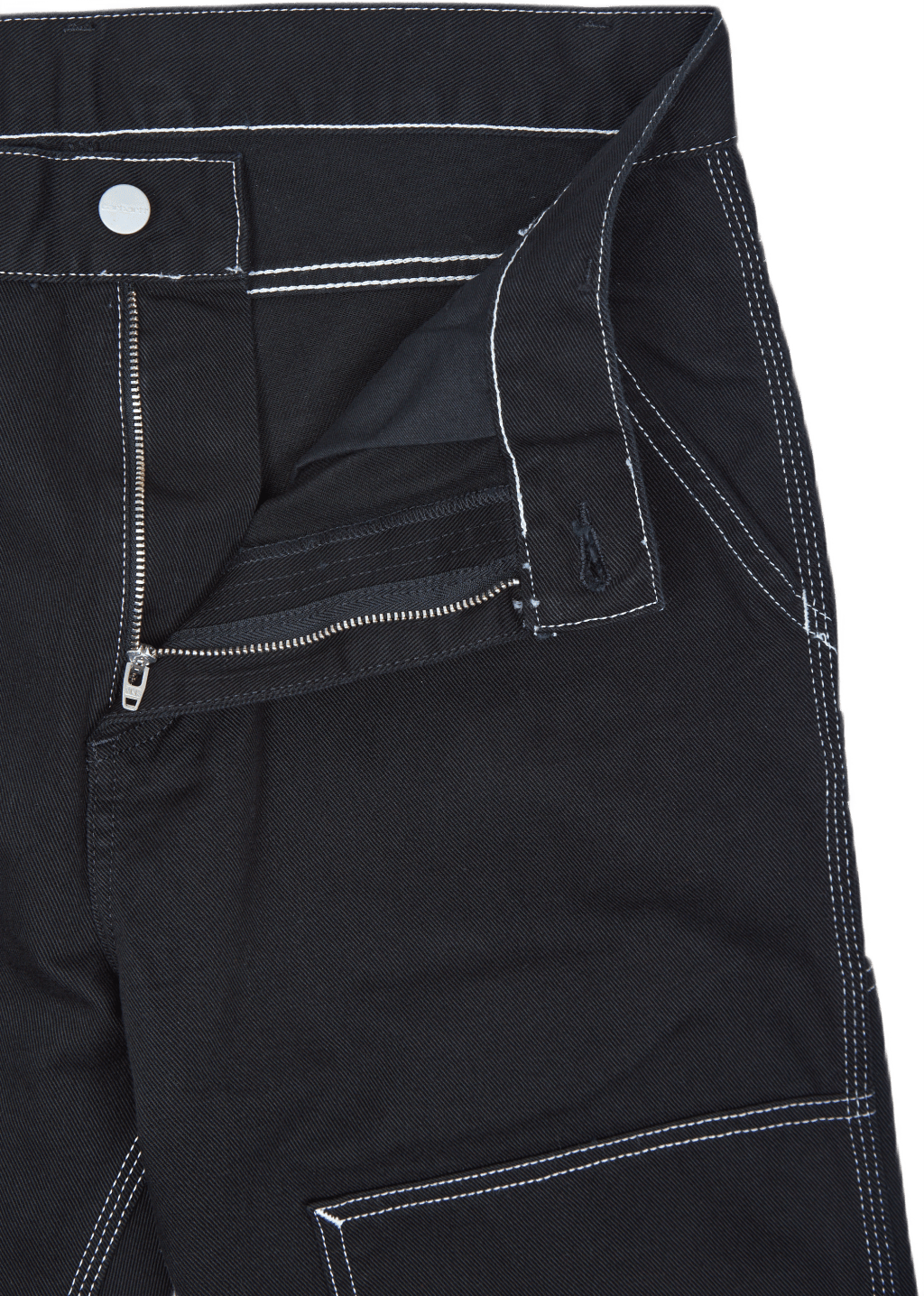 Double Front Pant Cotton Altad Black - Bild 2