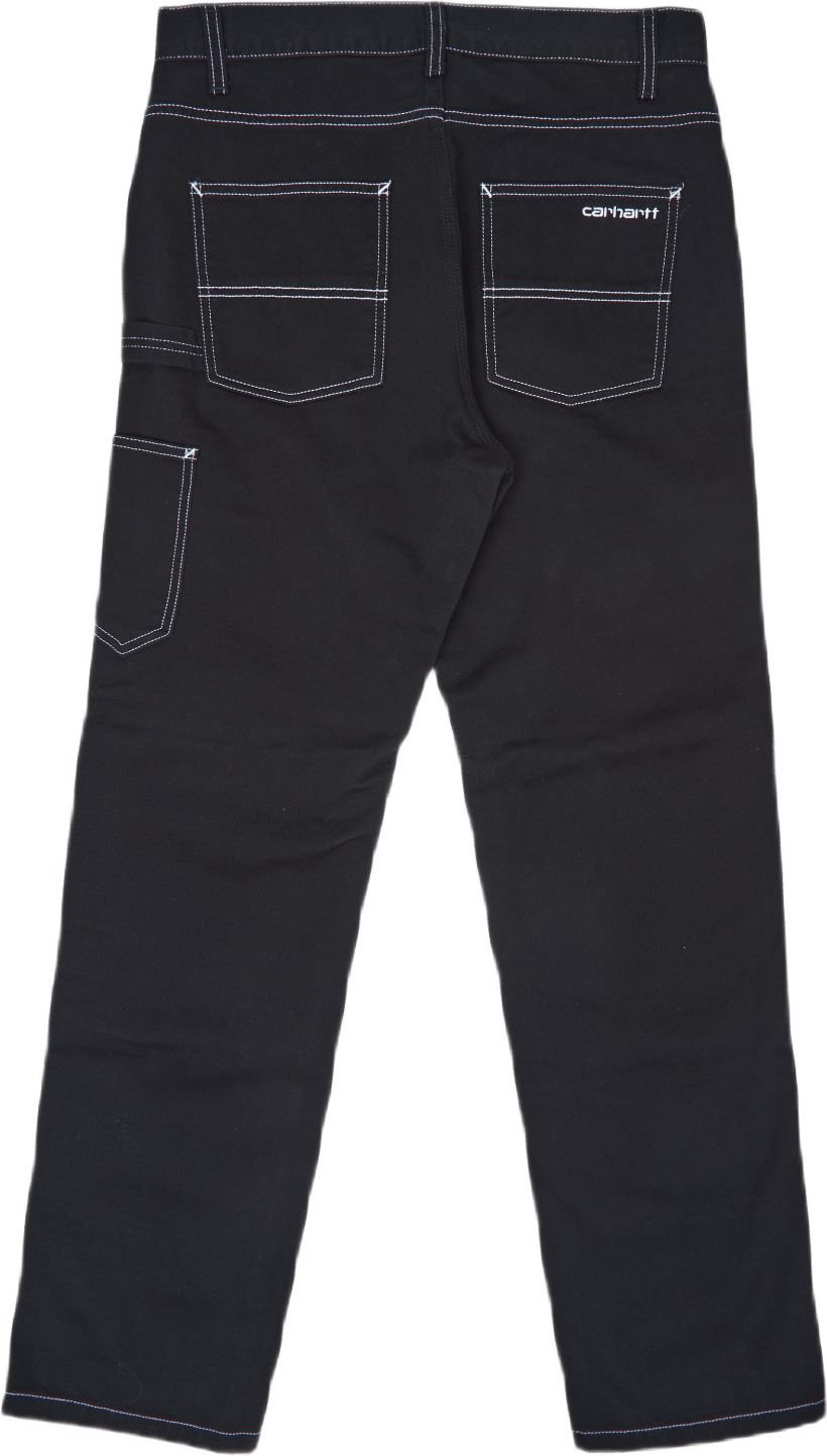 Double Front Pant Cotton Altad Black - Bild 3