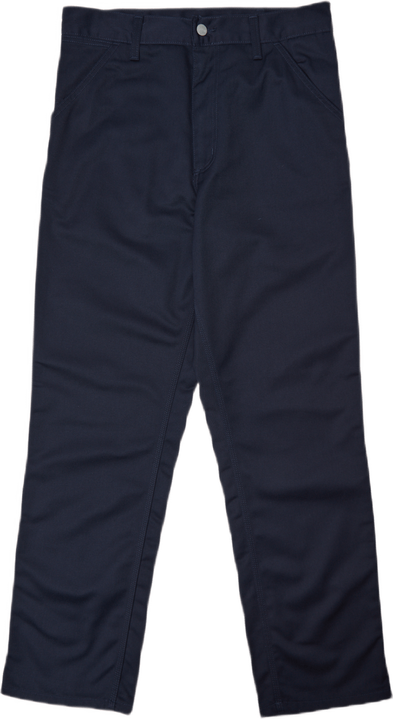 Simple Pant Polyester/cotton D Dark Navy, Male, Apparels, Bottoms, Blue, 34/32