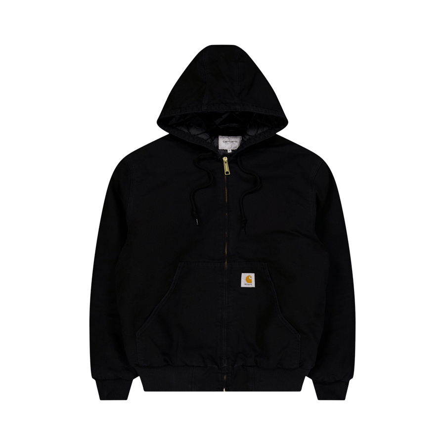 Og Active Jacket Organic Cotto Black