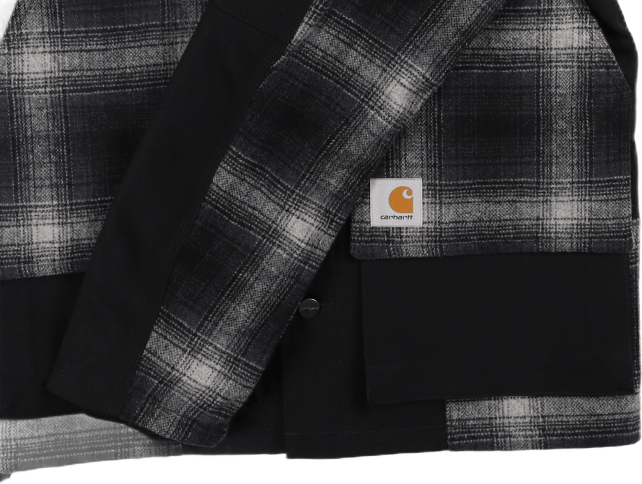 Highland Jacket Wool/polyester Black / Highland Check, Blacks - Bild 4