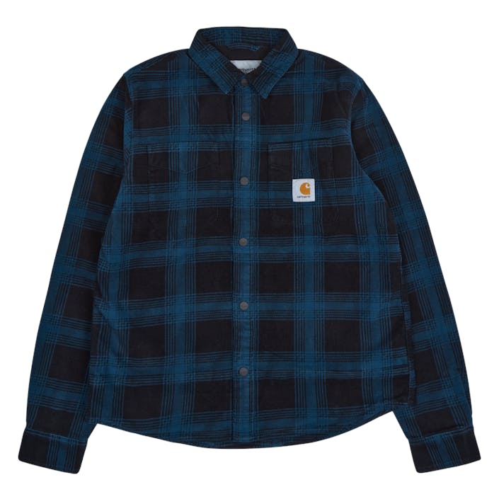 Dustin Shirt Jac 100% Cotton C Dustin Check, Indican, Male, Odzież, Koszule, Wielokolorowy, XL
