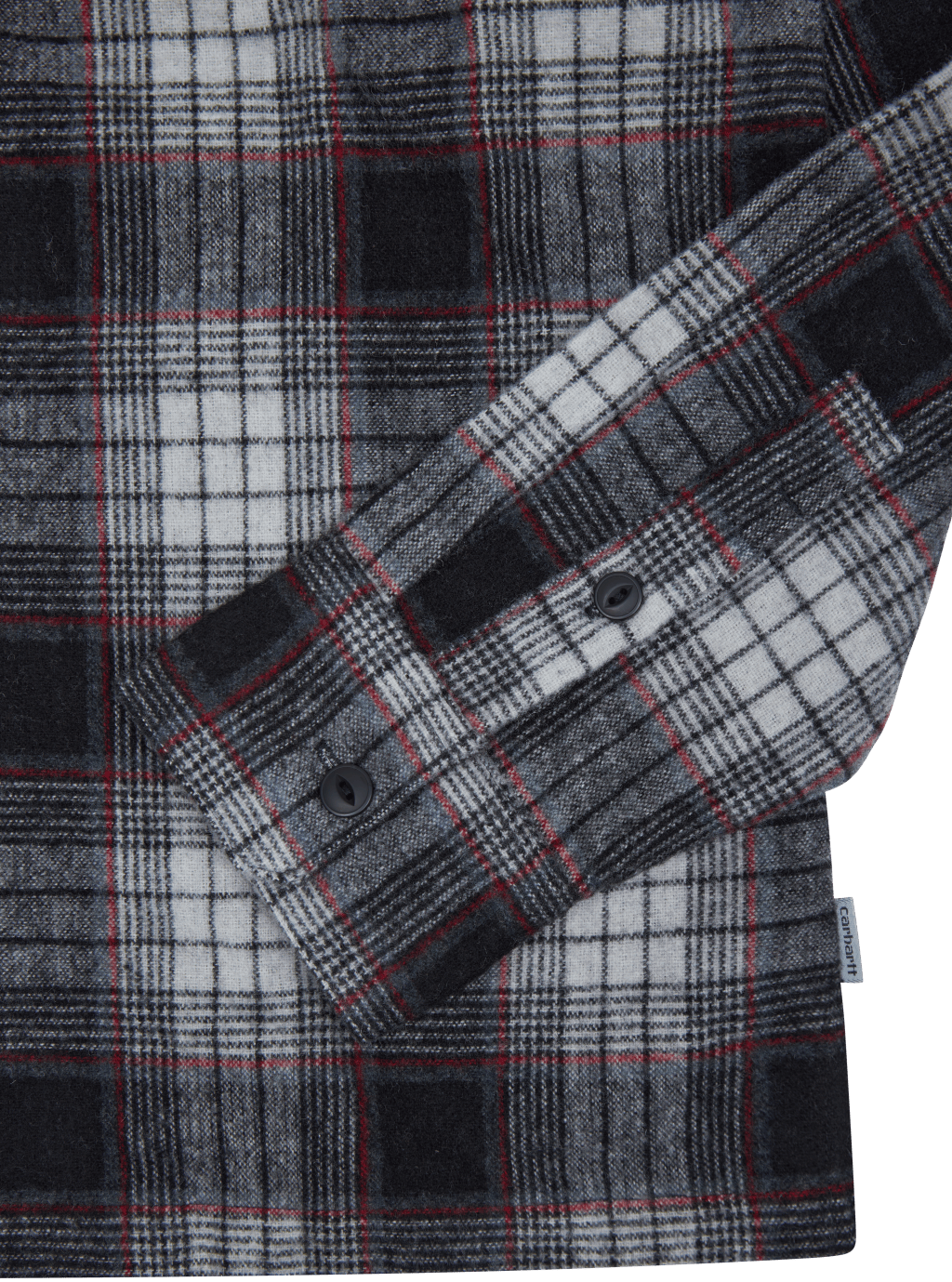 L/s Hagen Shirt 55/40/5% Polye Hagen Check, Hammer - Bild 4