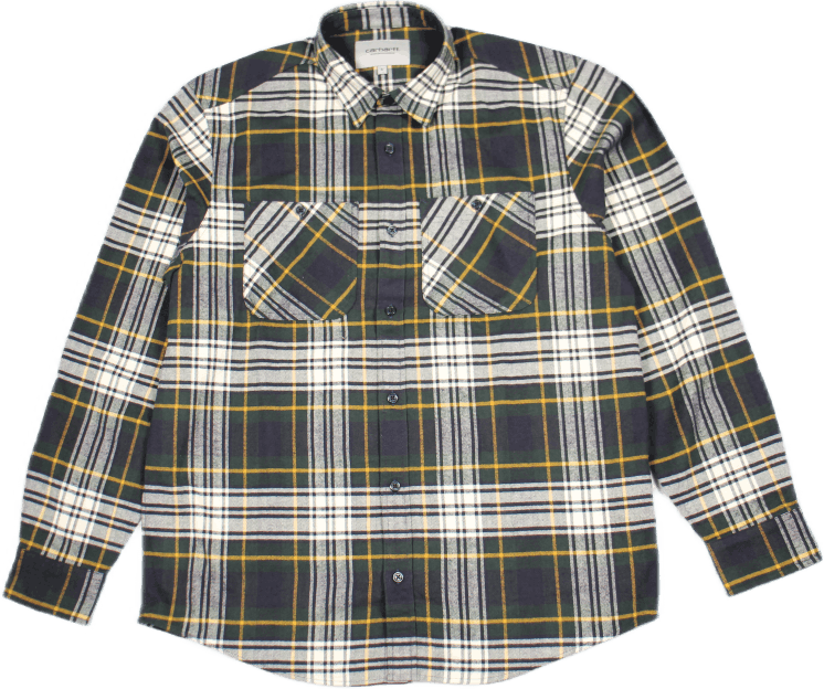 L/s Dunbar Shirt 100% Cotton H Dunbar Check, Grove, Male, Kläder, Skjortor, Flerfärgad, L