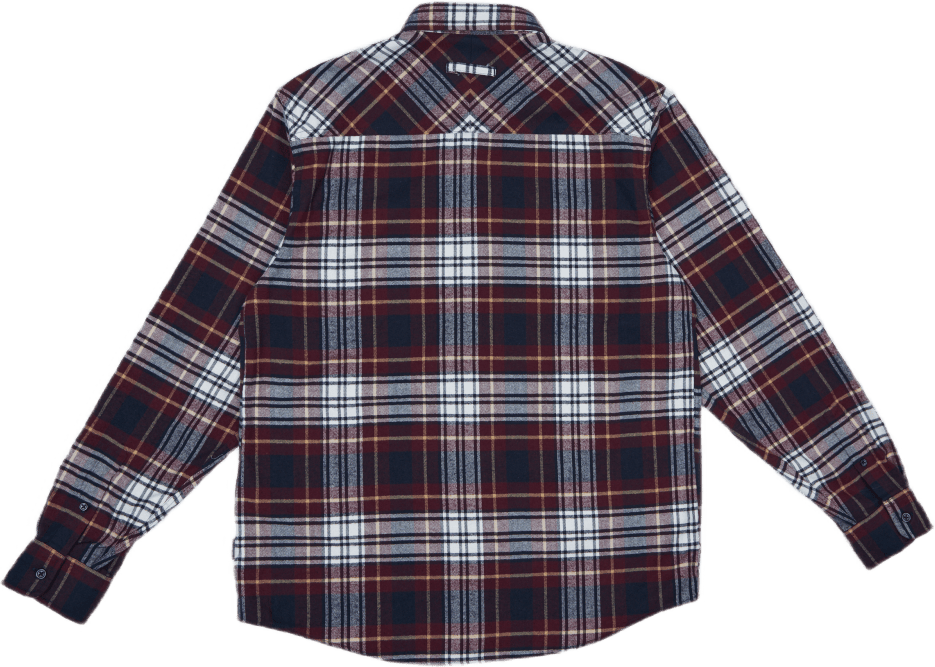 L/s Dunbar Shirt 100% Cotton H Dunbar Check, Wine - Bild 4