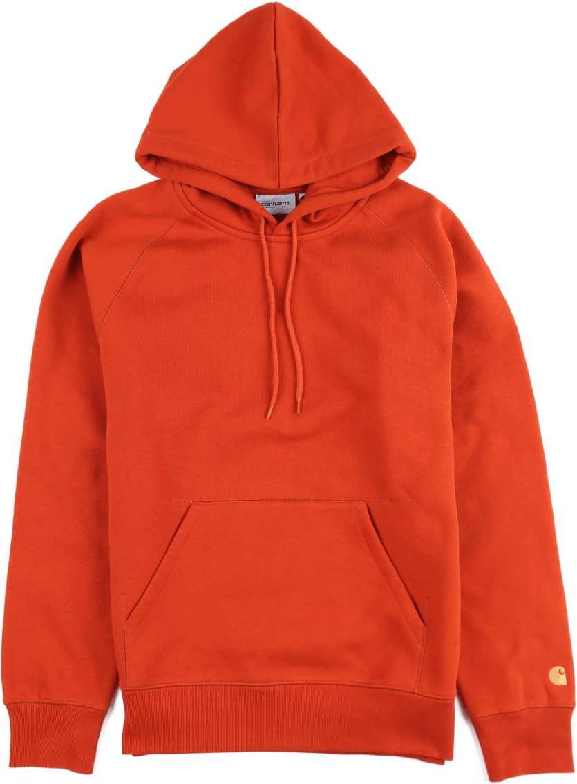 Hooded Chase Sweat Cotton/poly Copperton / Gold, Male, Odzież, bluzy i bluzy, Czerwony, XL