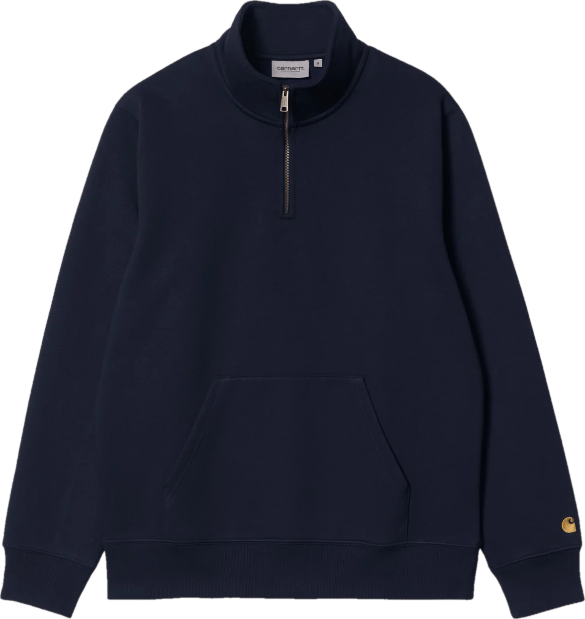 Chase Neck Zip Sweat, Male, Ropa, sudaderas con capucha y sudaderas, Negro, XXL