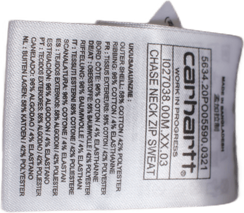 Chase Neck Zip Sweat Cotton/po Grey Heather / Gold - Bild 4