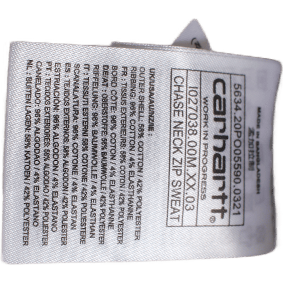 Chase Neck Zip Sweat Cotton/po Grey Heather / Gold - Bild 4