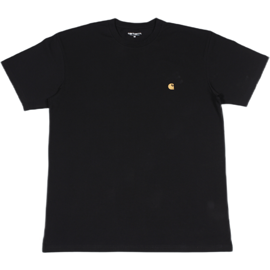 S/s Chase T-shirt 100% Cotton Black / Gold