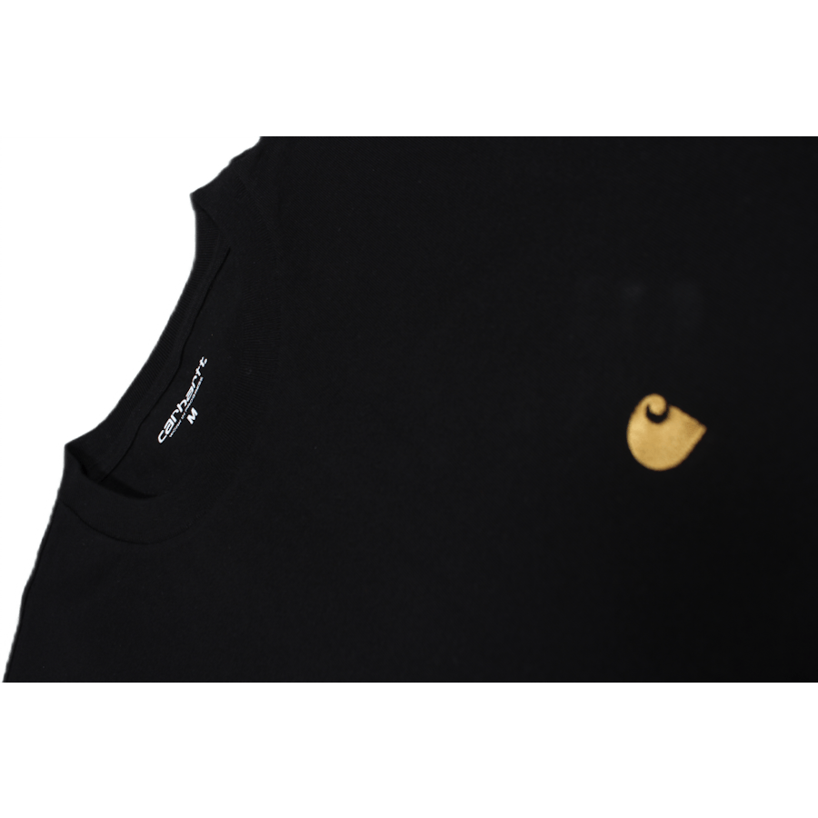 S/s Chase T-shirt 100% Cotton Black / Gold - Bild 3