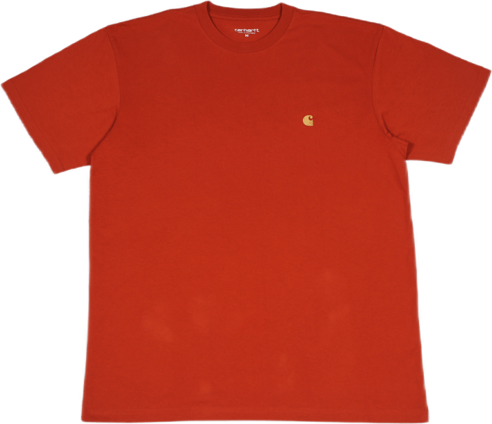 S/s Chase T-shirt 100% Cotton  Copperton / Gold, Male, Vêtements, manche courte, Rouge, XS