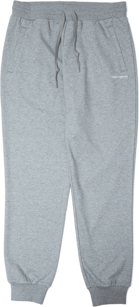 W’ Script Embroidery Swt Pant  Grey Heather / White