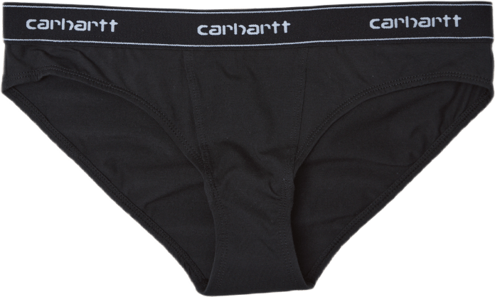 W’ Script Brief 93/7% Cotton/e Black / White