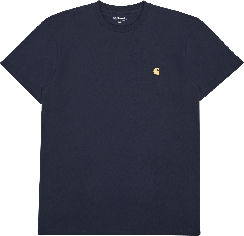 S/s Chase T-shirt 100% Cotton  Dark Navy / Gold
