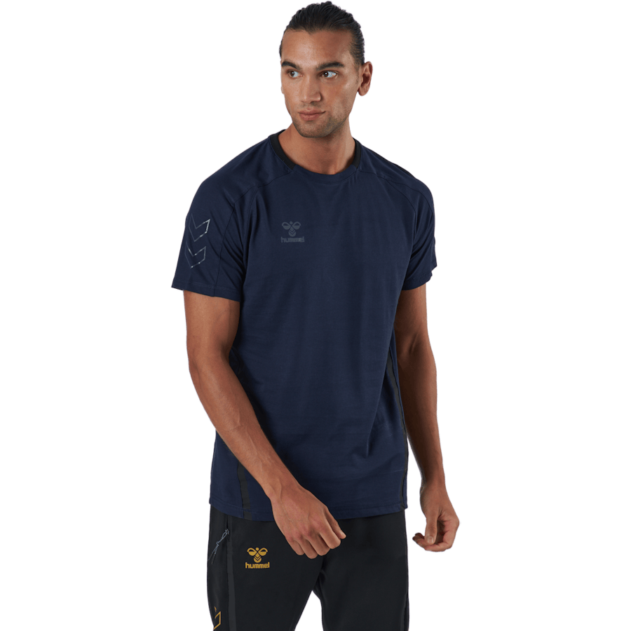 Hmlcima Xk T-shirt S/s Marine