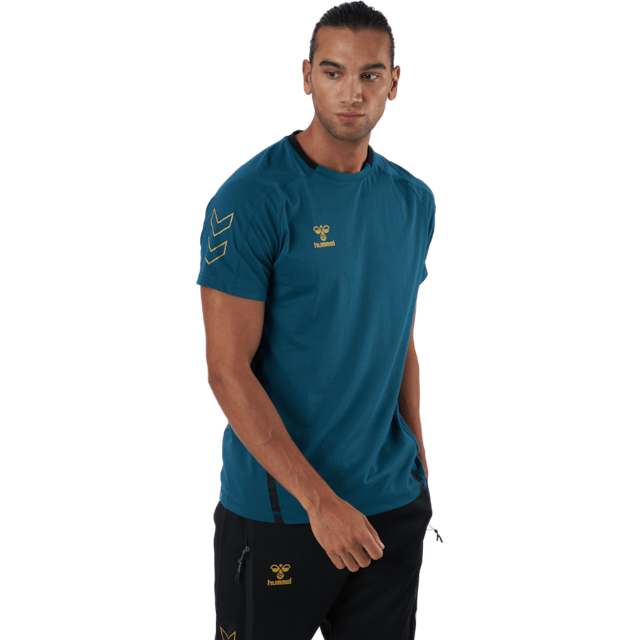 Hmlcima Xk T-shirt S/s Blue Coral