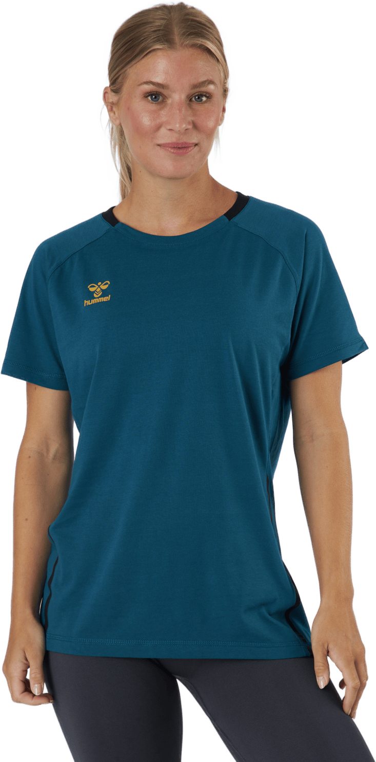 Hmlcima Xk T-shirt S/s Woman Blue Coral