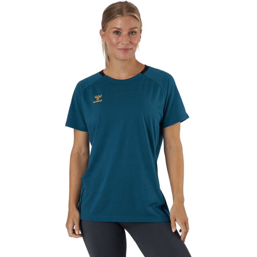 Hmlcima Xk T-shirt S/s Woman Blue Coral