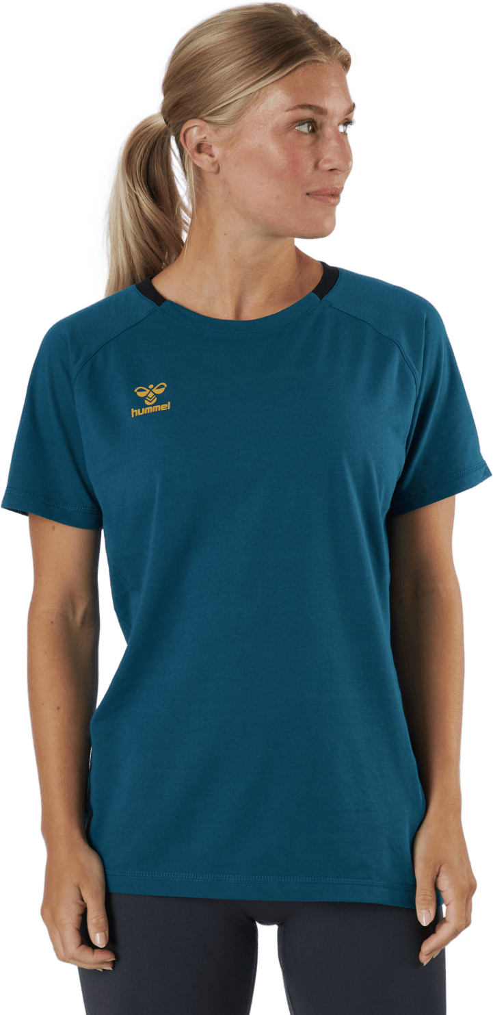 Hmlcima Xk T-shirt S/s Woman Blue Coral - Bild 2