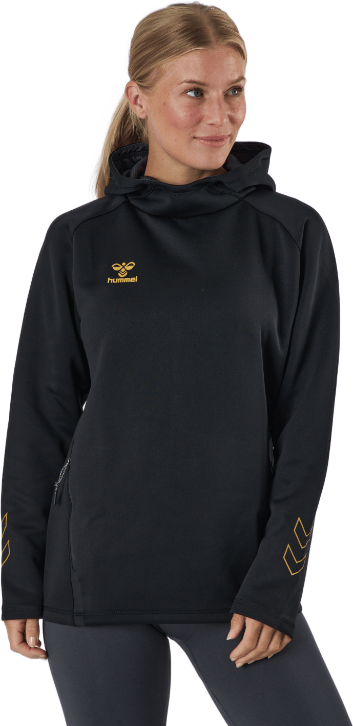 Hmlcima Xk Hoodie W Black, Female, Apparels, Shirts, Black, XL