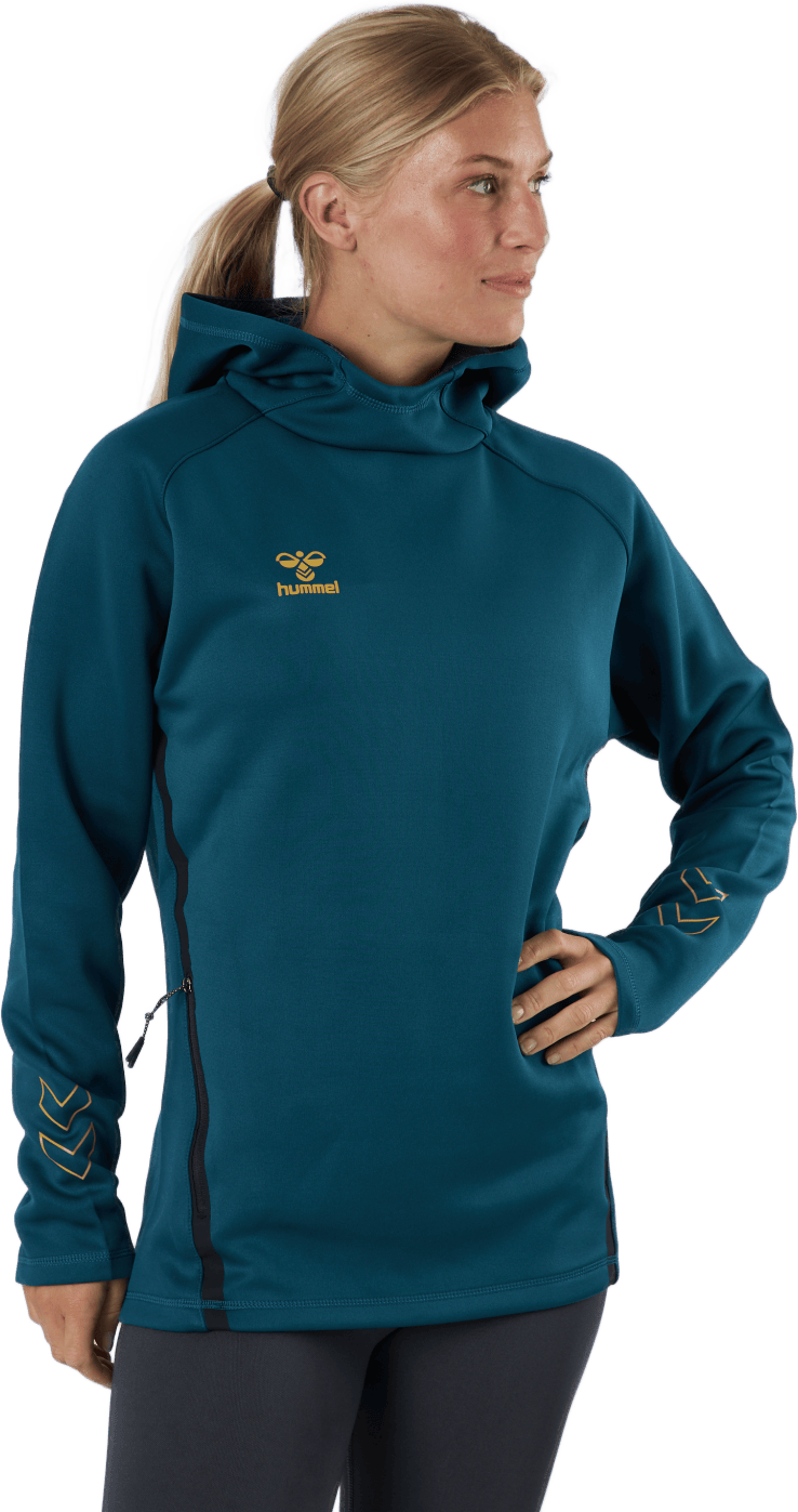 Hmlcima Xk Hoodie W Blue Coral - Bild 2