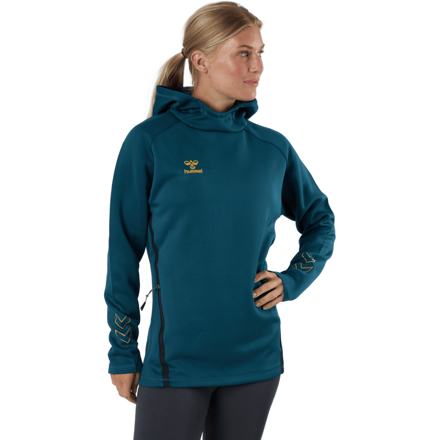 Hmlcima Xk Hoodie W Blue Coral - Bild 2