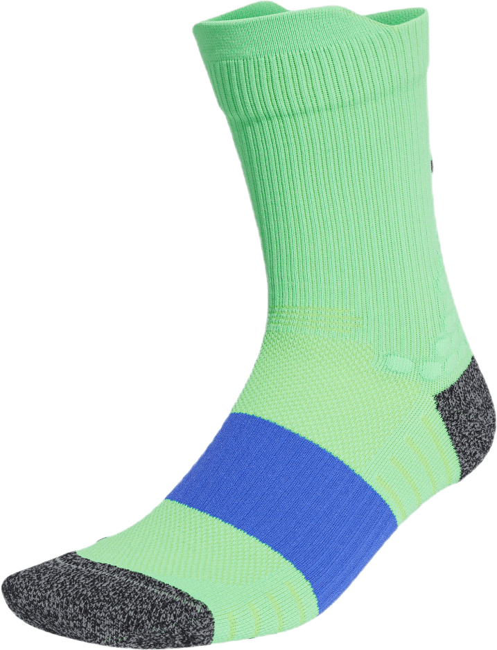 Ultraboost 21 Crew Sock Aeroready Screaming Green / Black, Unisex, Aparelhos, Meias, Treino, Verde, 46/48