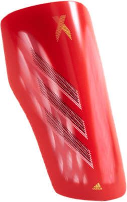 X Shinguard League Red / Solar Red / Solar Yellow / Black, Unisex, Ekwipunek, Ochrona, Piłka nożna, Czerwony, L