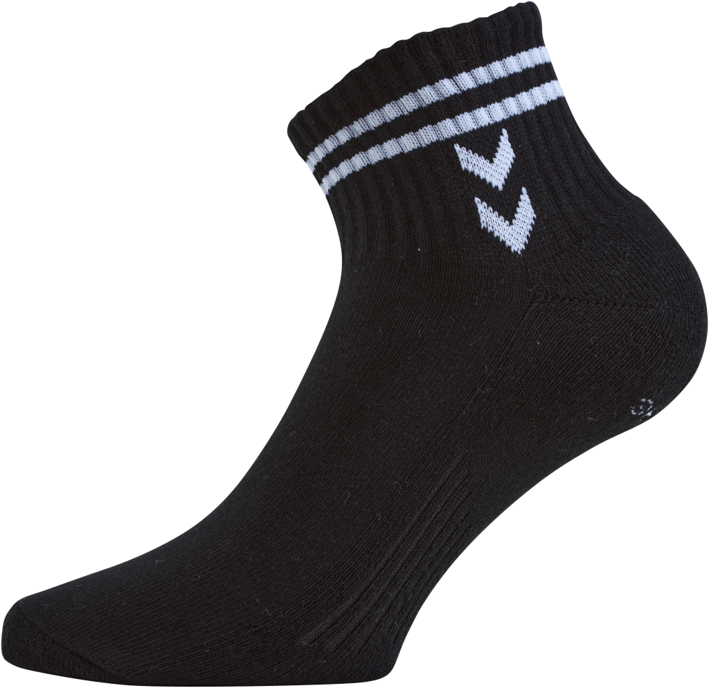 Hmlstripe 4-pack Mid Cut Socks White/black, Unisex, Ropa, Calcetines, Blanco, 41-45