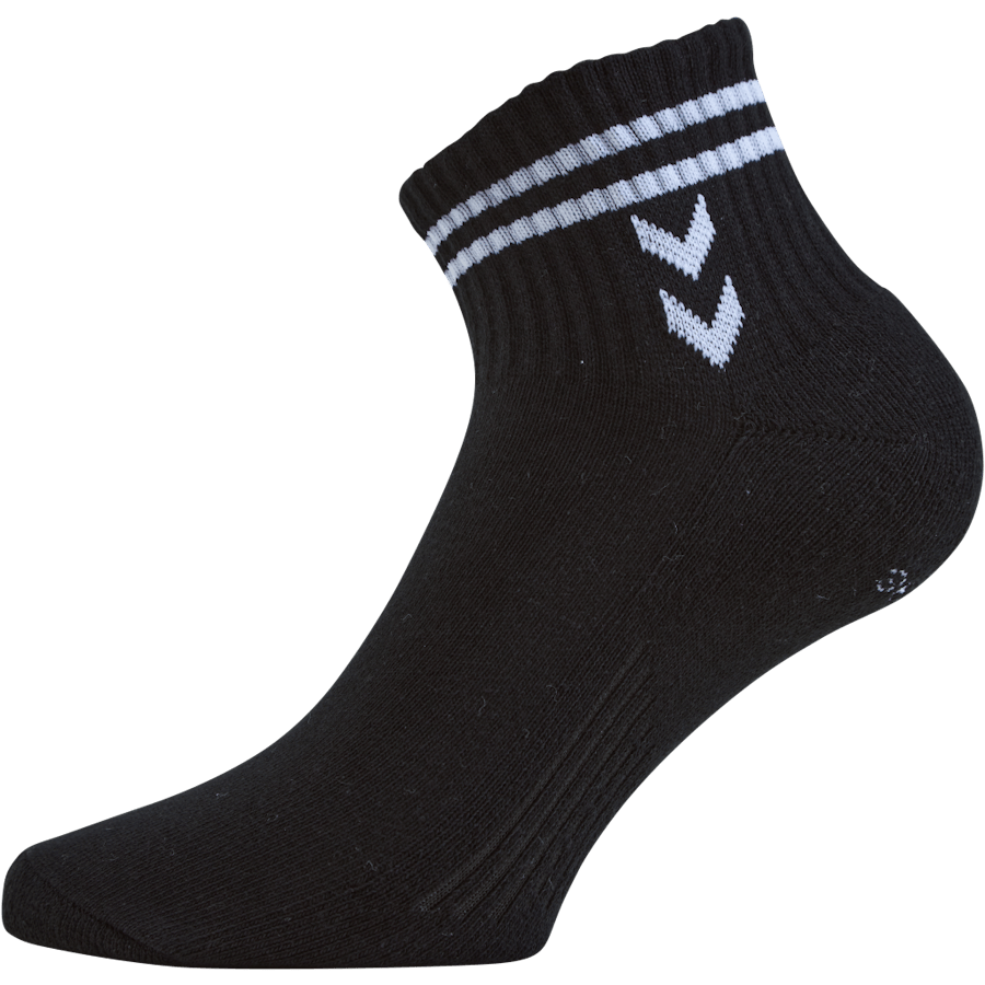 Hmlstripe 4-pack Mid Cut Socks White/black