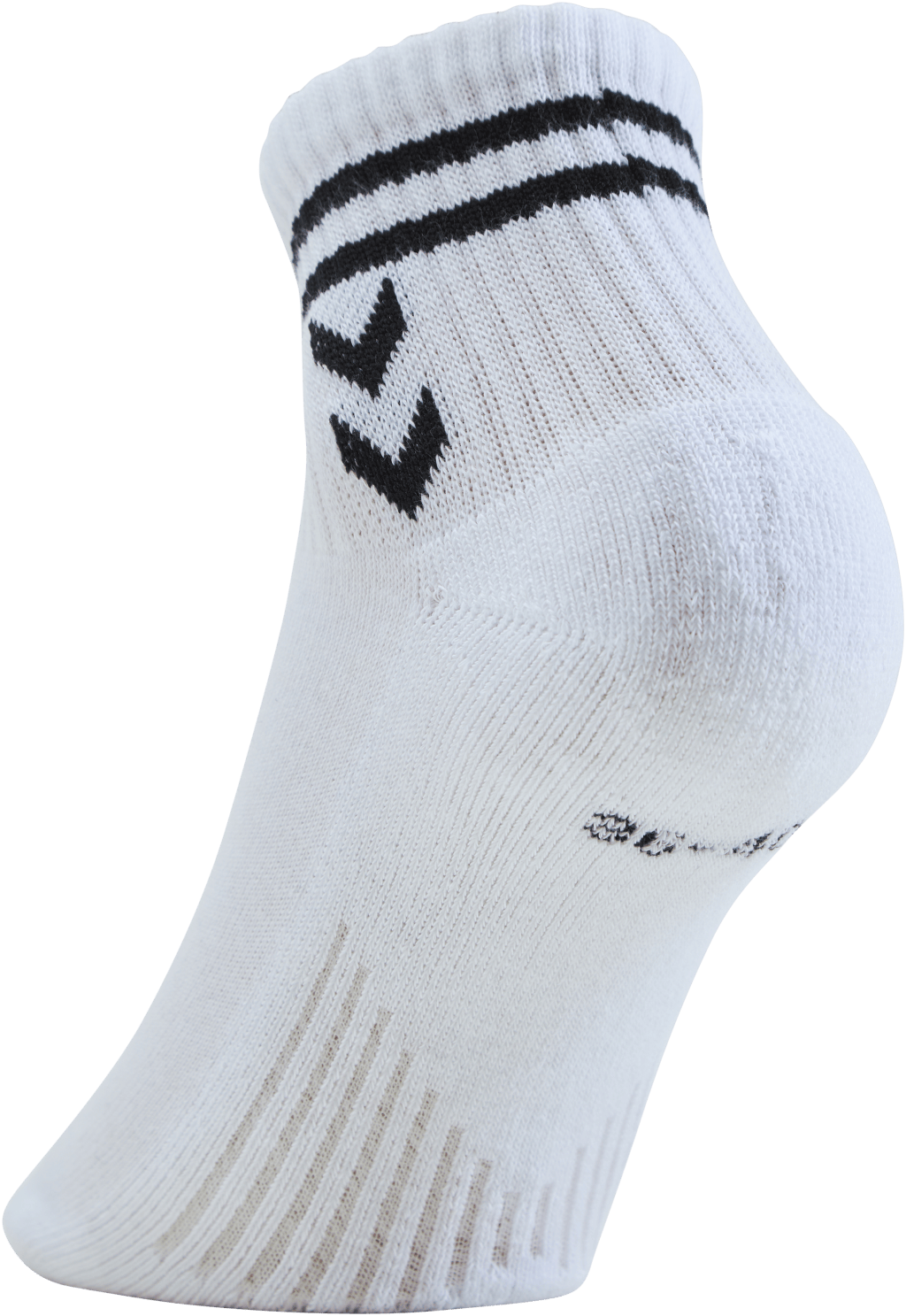 Hmlstripe 4-pack Mid Cut Socks White/black - Bild 5
