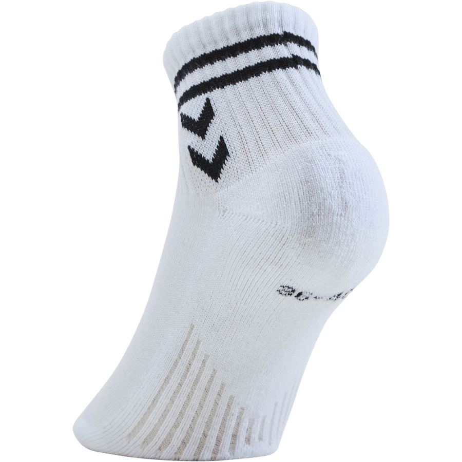 Hmlstripe 4-pack Mid Cut Socks White/black - Bild 5