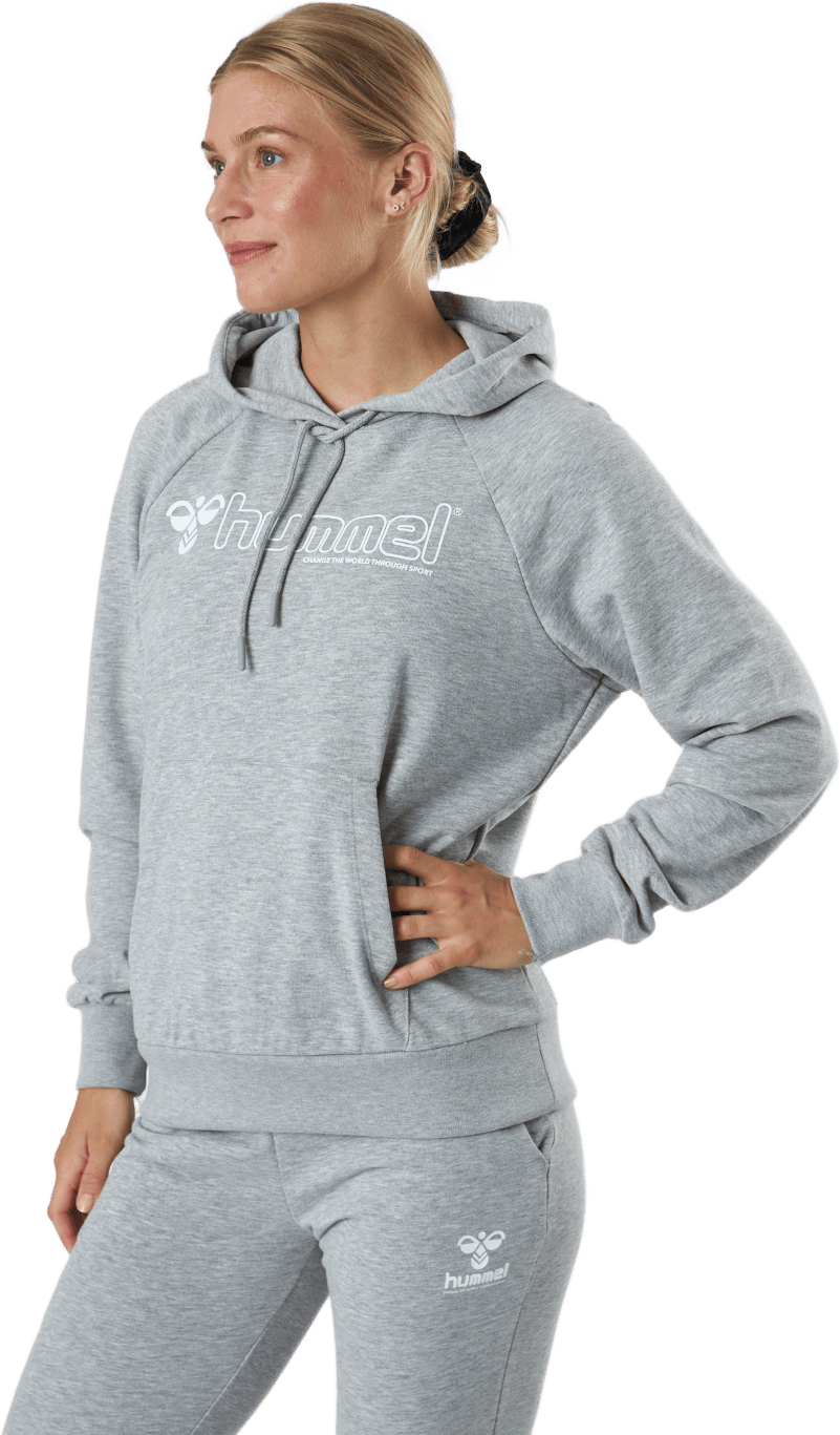 Hmlnoni Hoodie Gery Melange - Bild 2