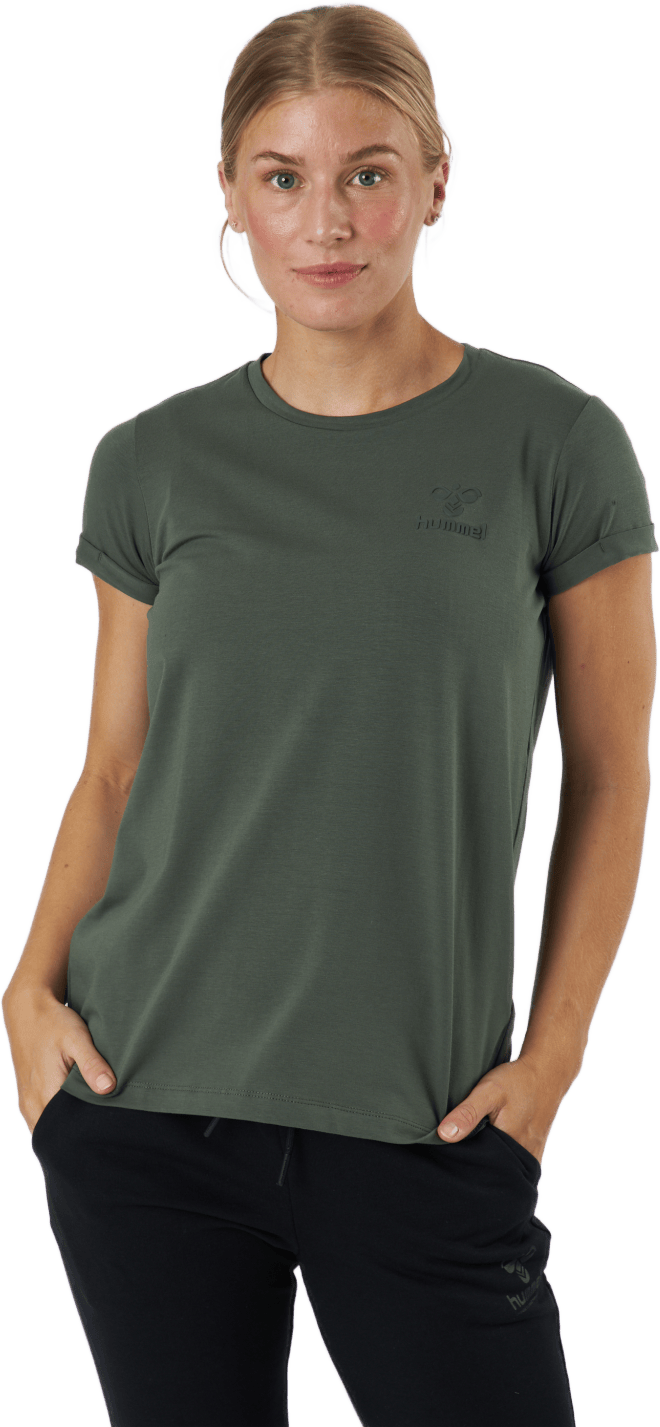 Hmlisobella T-shirt S/s Beetle, Female, Apparels, T-shirt, Green, XL